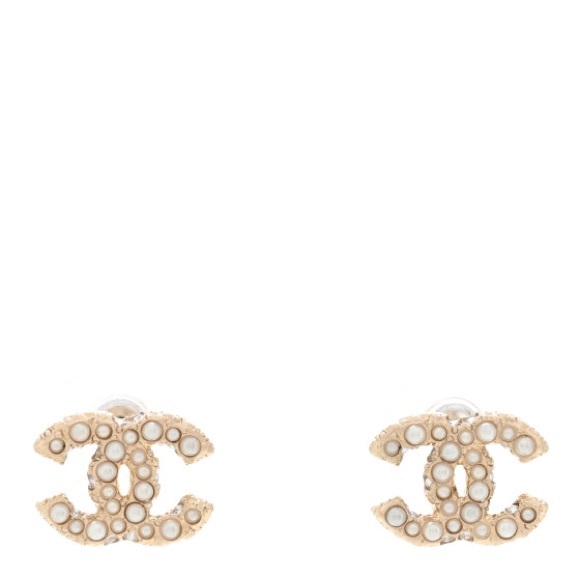 CHANEL Jewelry - Chanel Pearl CC Studs